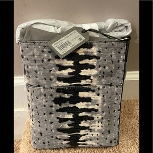 AllSaints Adelina Embossed small leather tote